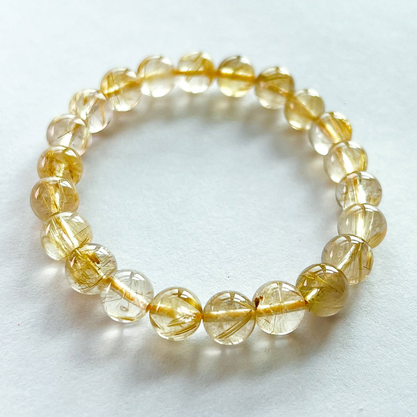 Golden Rutilated Quartz Bracelet