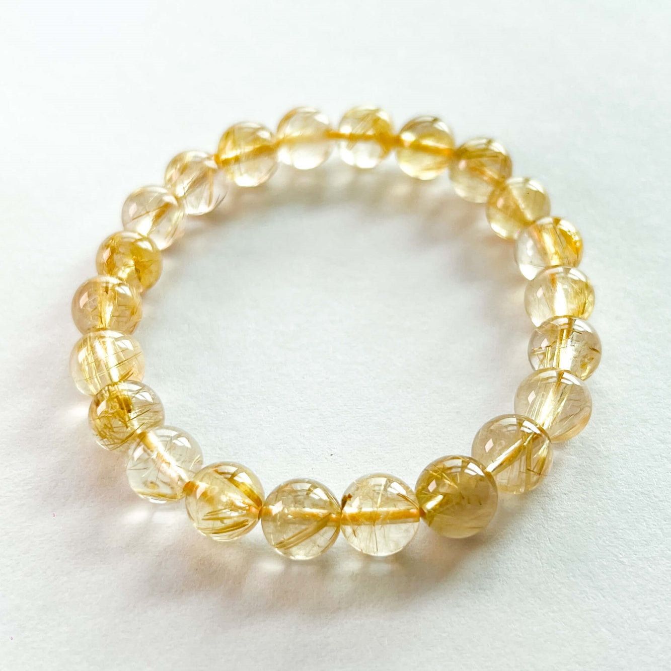 Golden Rutilated Quartz Bracelet